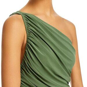 NWT Norma Kamali Diana Gown in Celadon (Green), Size XL